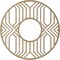 Ekena Millwork Empire Wood Fretwork Pierced Ceiling Medallion, Hickory, 24"OD x 8 3/4"ID x 1/4"T CMWP24X24X0250EPHI - alternate 4